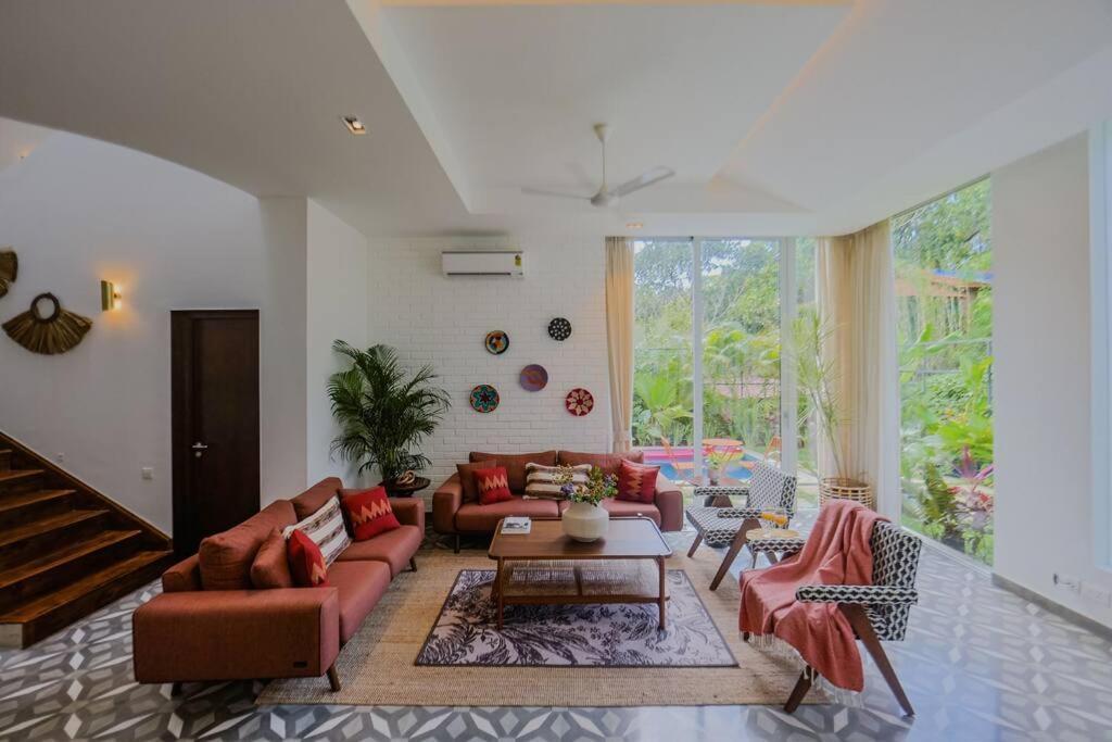 Presidential Luxury Villa Anjuna With Pvt Pool & Bathtub, Most Prime Location Extérieur photo
